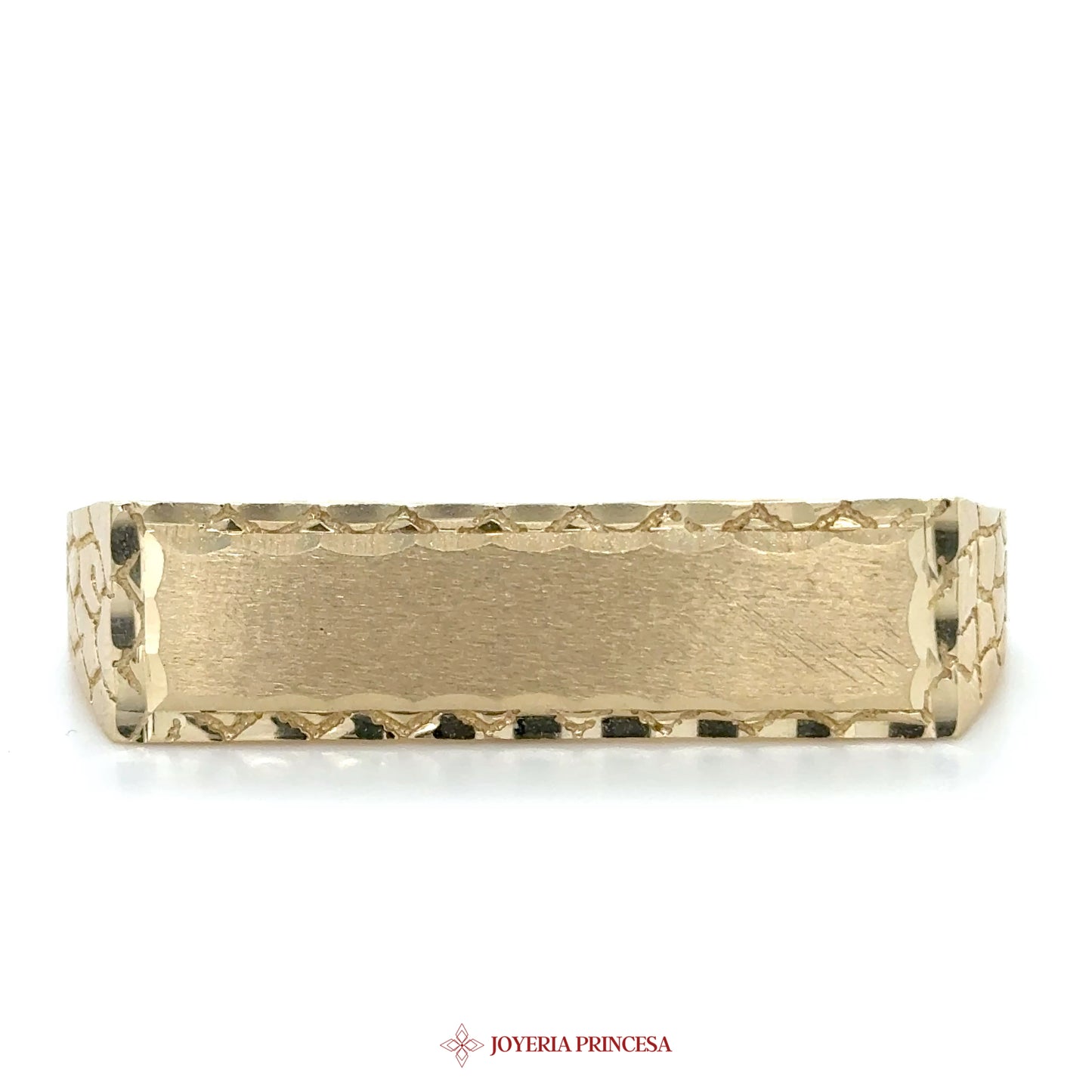 14K Double Brass Ring