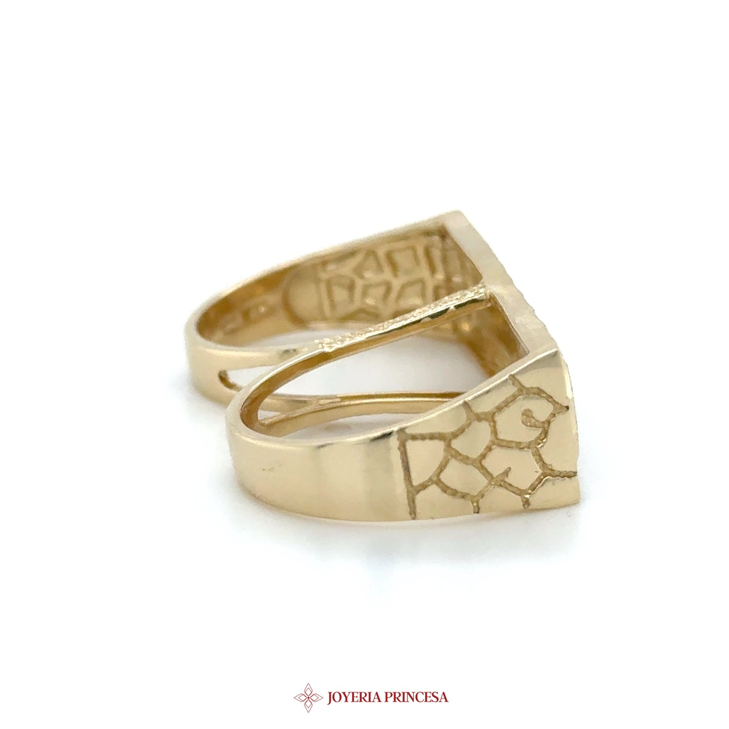 14K Double Brass Ring