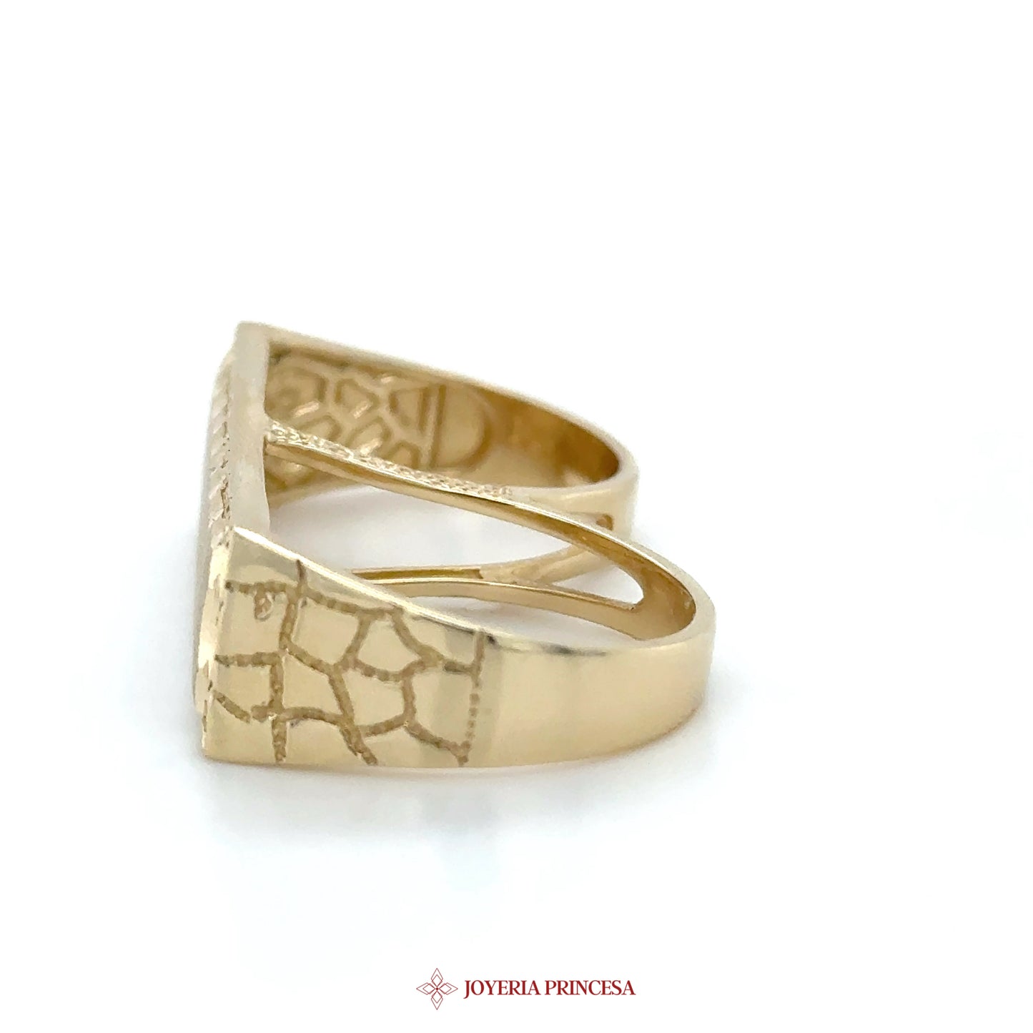 14K Double Brass Ring