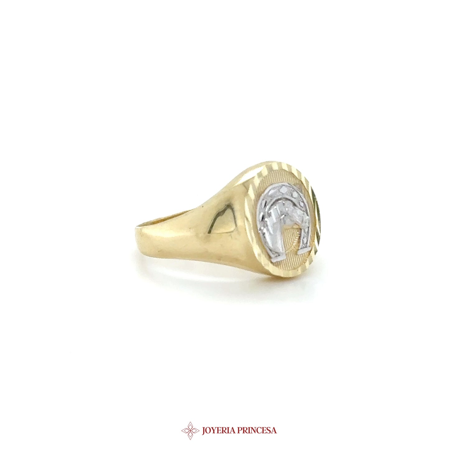 10K Gold Horse Motif Ring