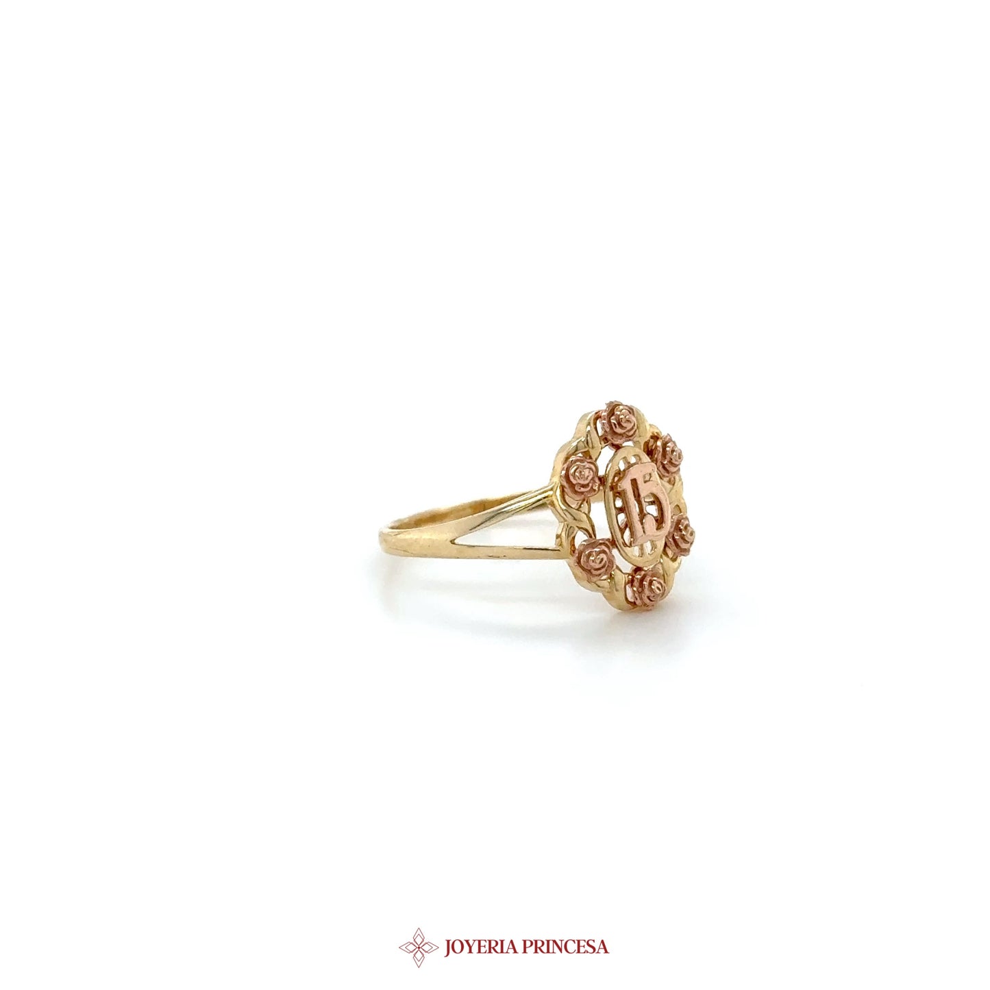 14K Gold Quinceanera Ring with Zirconia Accents (UN-1755)