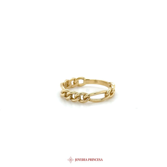 14K Gold Chain Link Ring