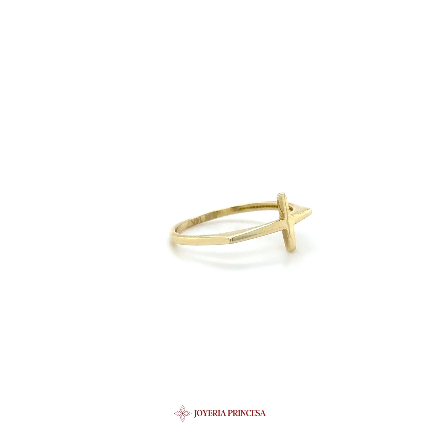 14K Gold Cross Design Ring