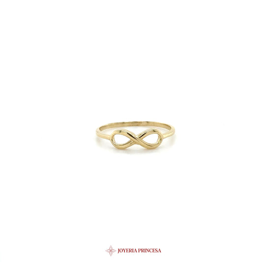 14K Gold Infinity Symbol Band Ring