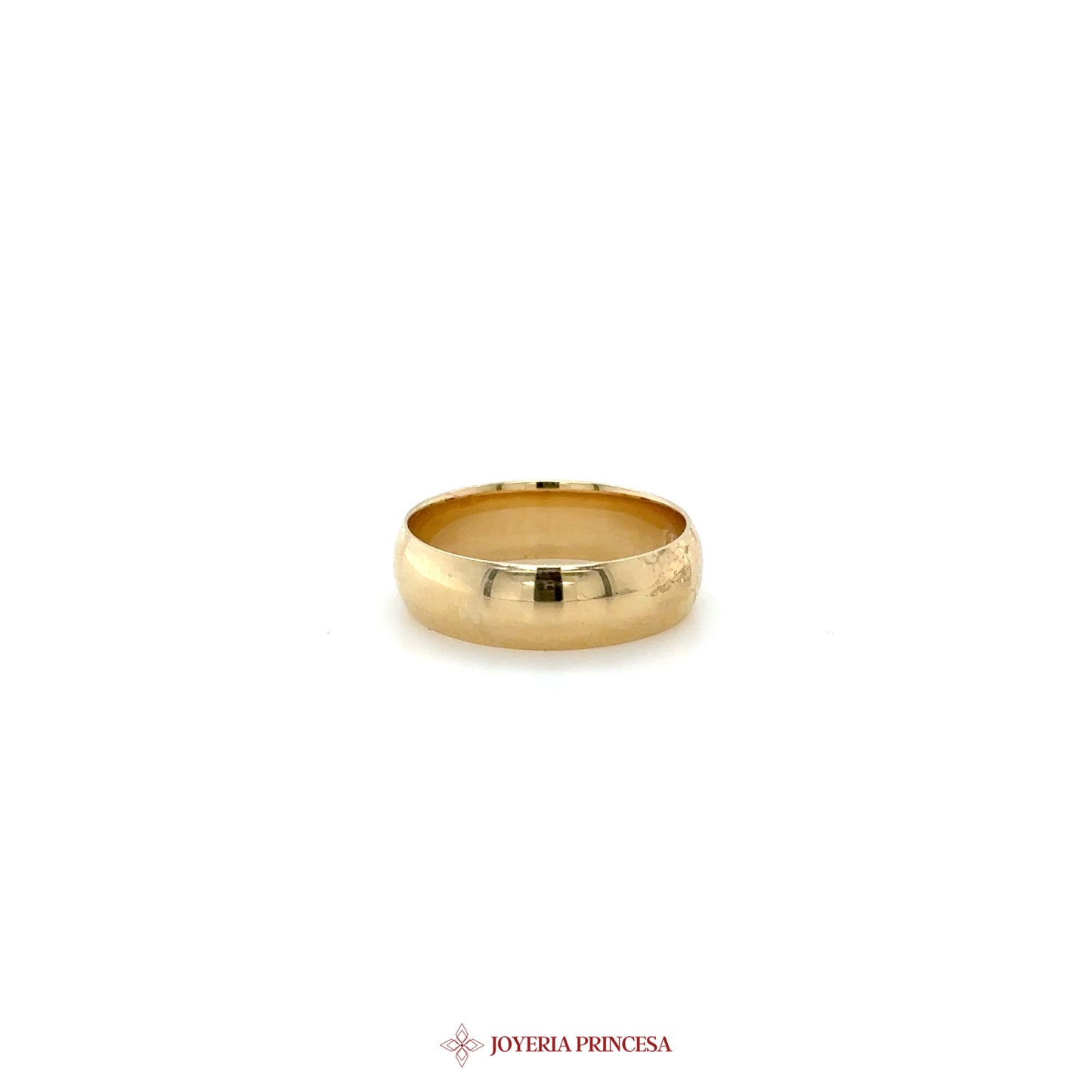 14K Gold Polished Classic Band Ring
