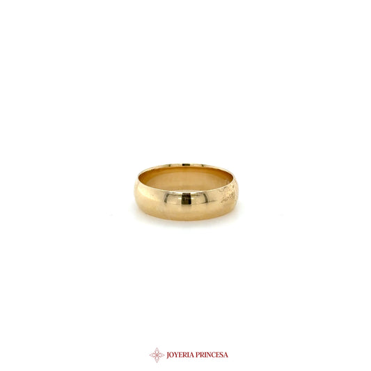 14K Gold Polished Classic Band Ring