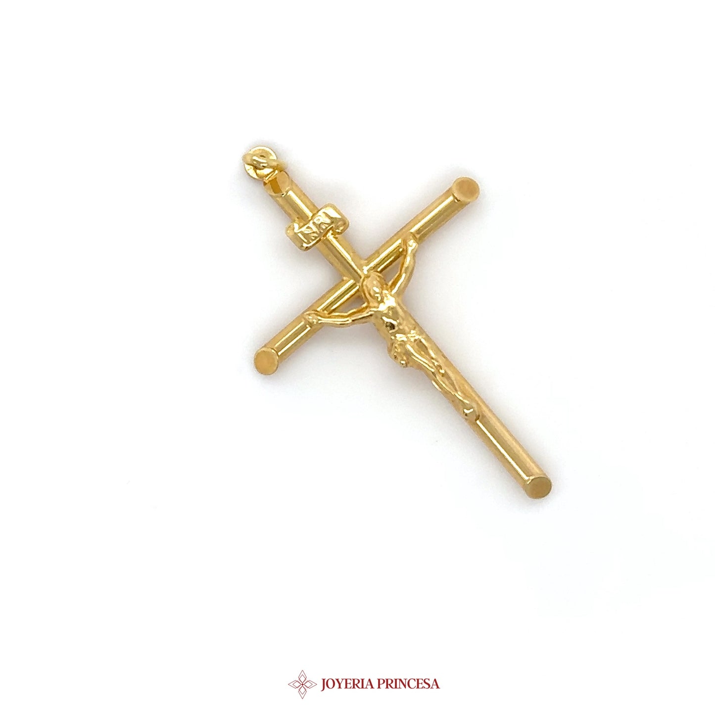 14K Gold Crucifix Pendant
