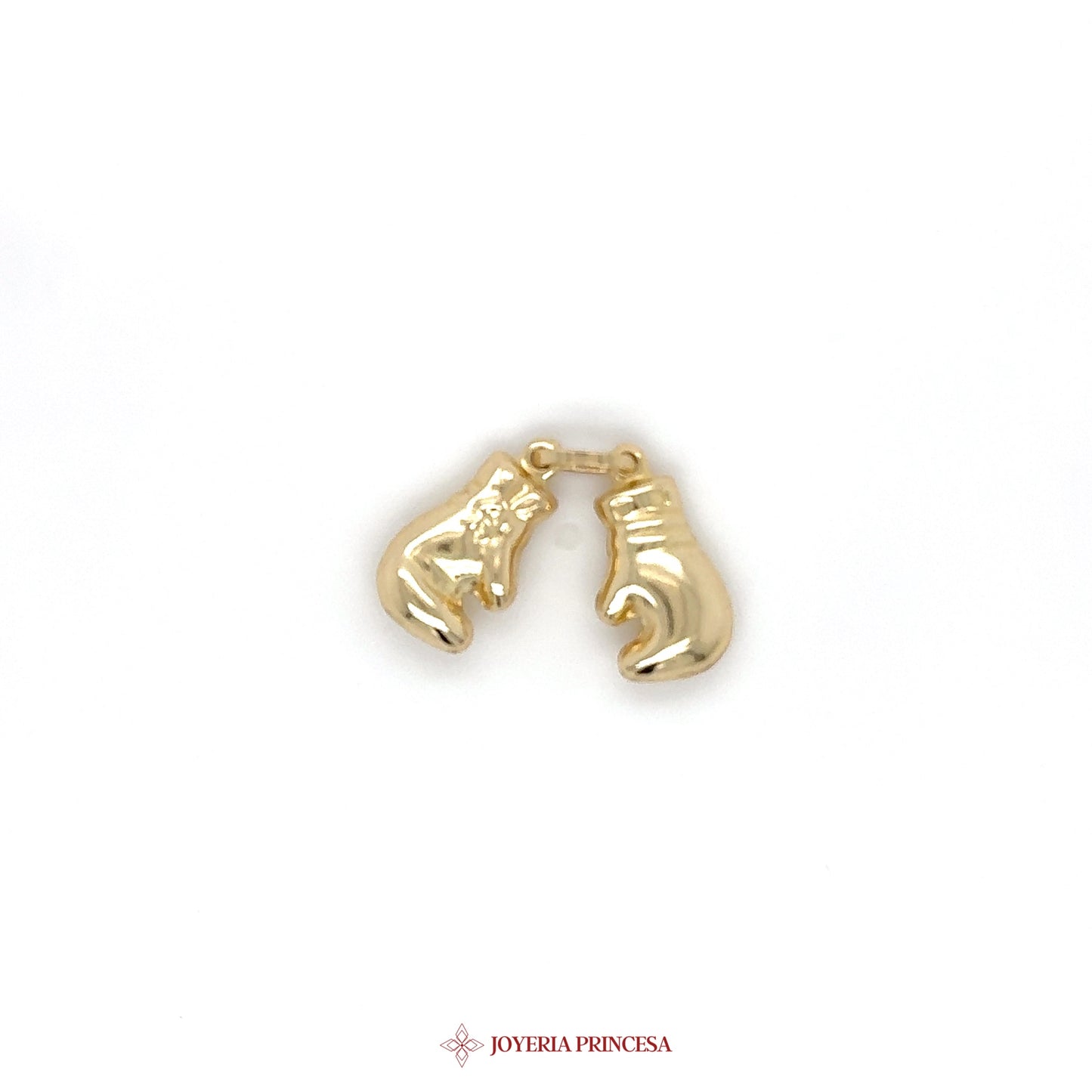 14K Gold Boxing Gloves Pendant