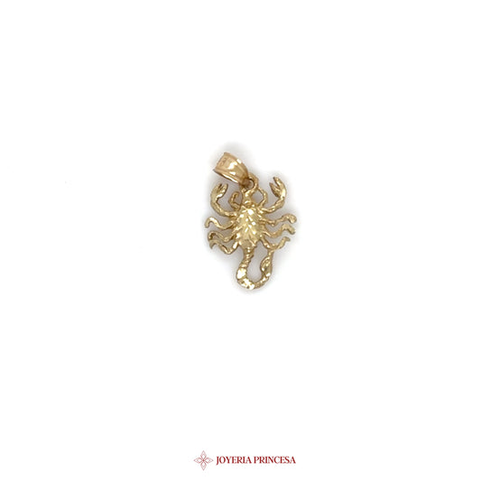 10K Gold Scorpion Pendant
