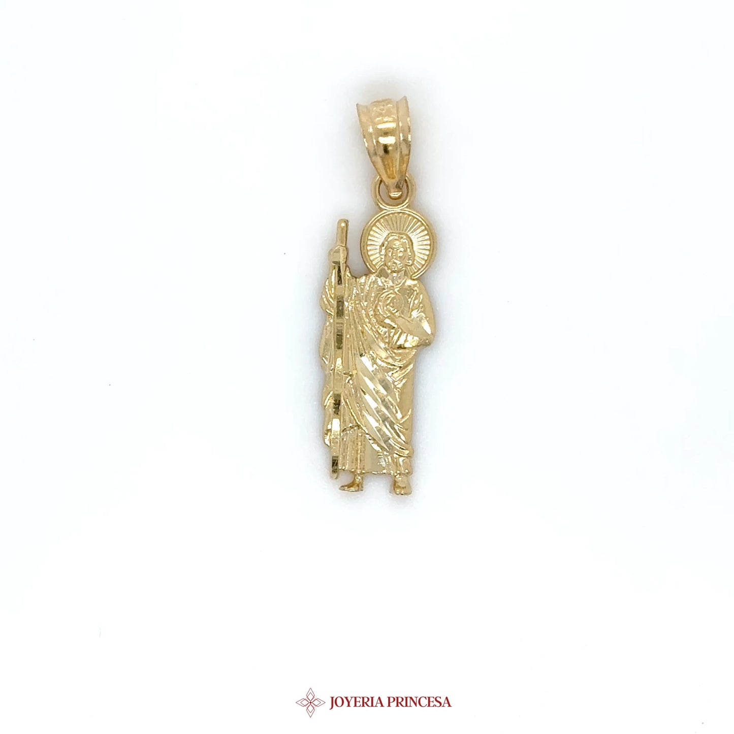 10K San Judas Pendant in Yellow Gold