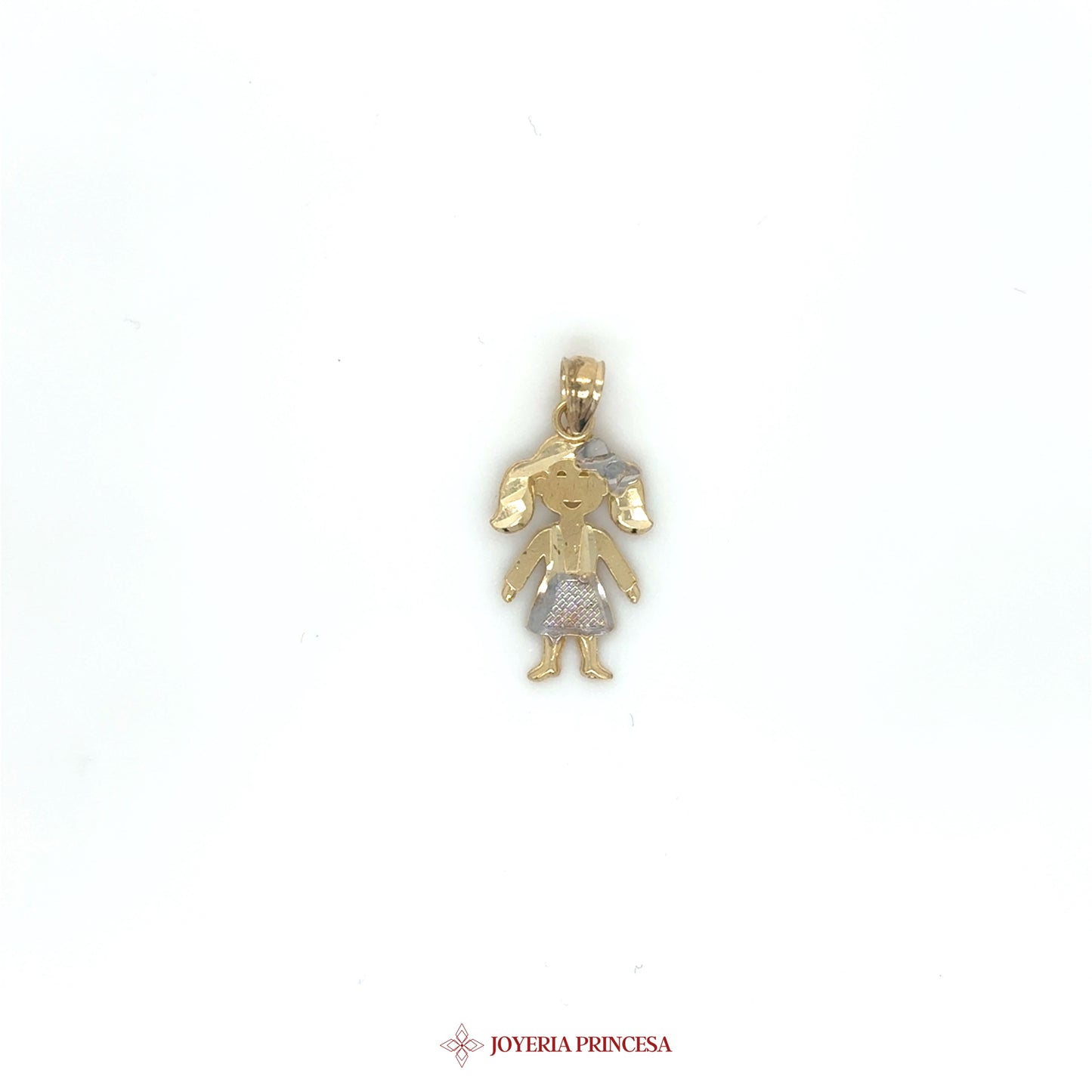 14K Gold Cartoon Character Charm Pendant