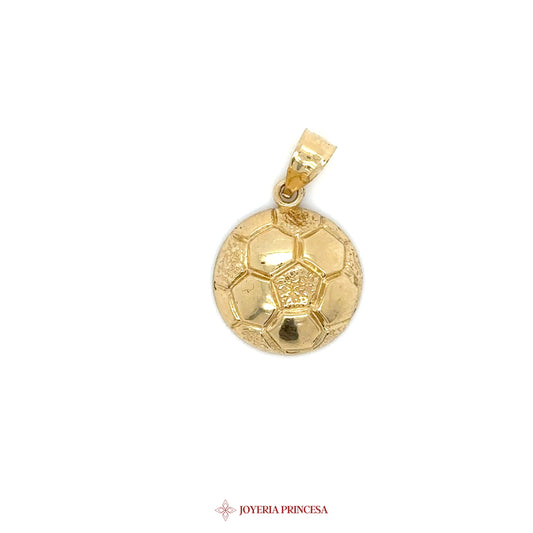 10K Gold Soccer Ball Pendant