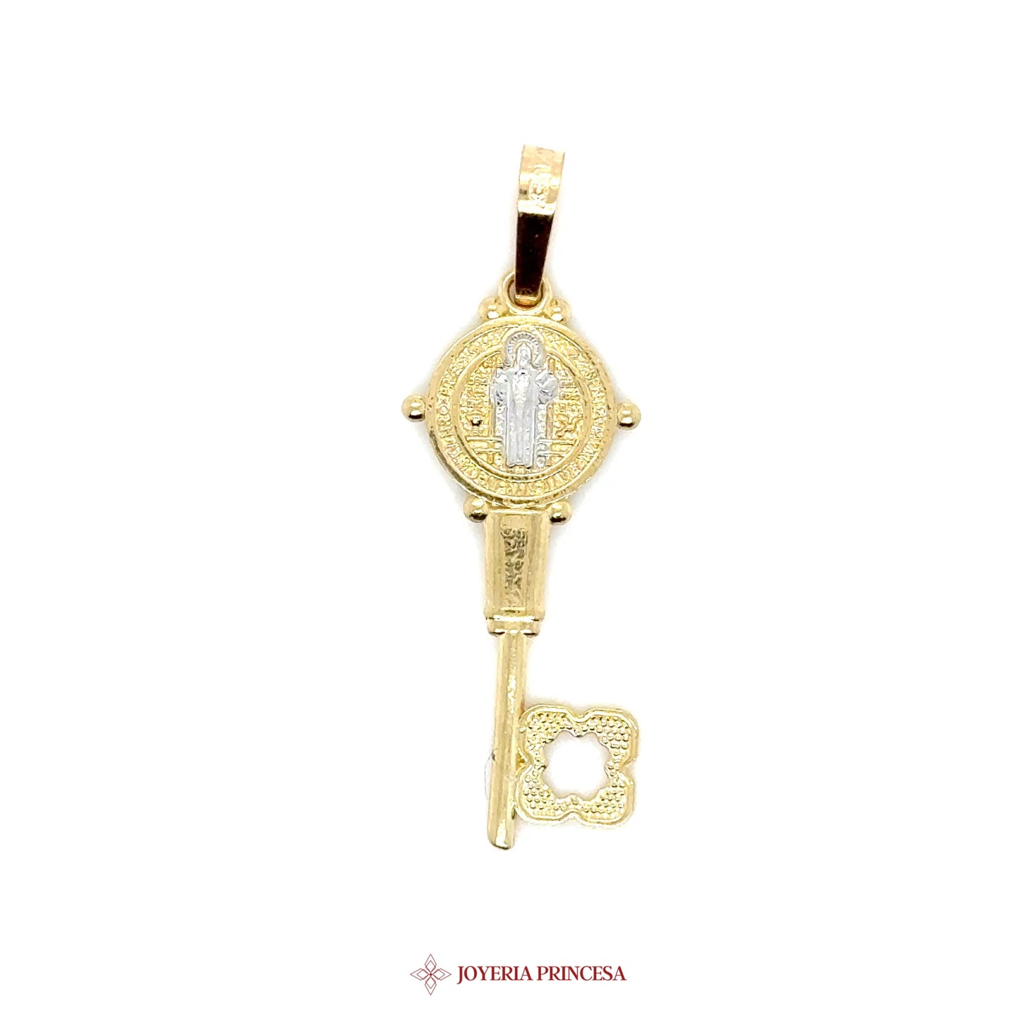 10K San Benito Pendant with Key Motif