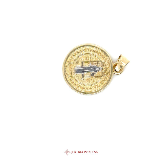 10K San Benito Pendant with Religious Motif (UN-3315)
