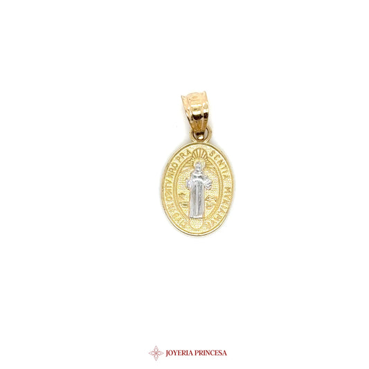 10K San Benito Pendant with Two-Tone Finish