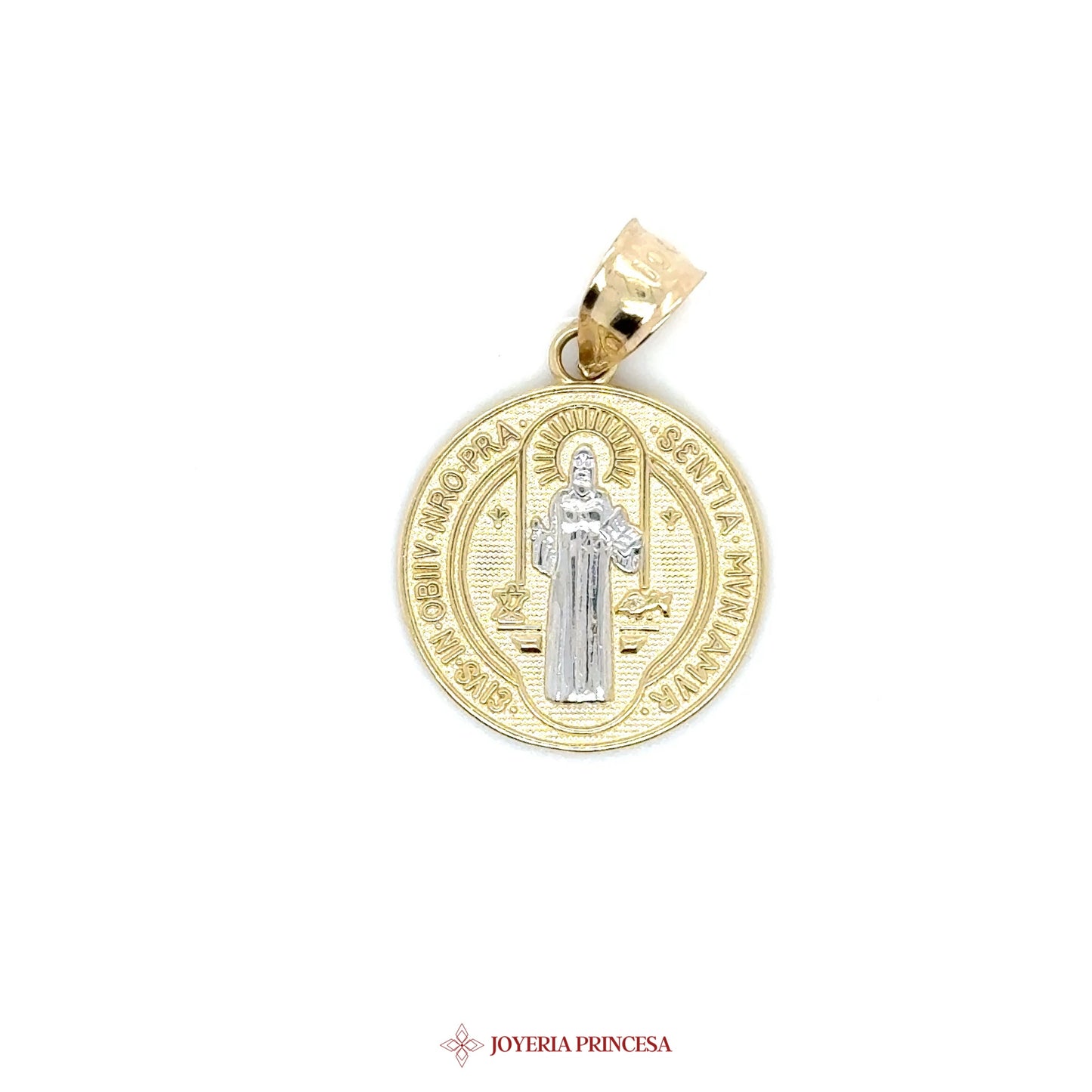 10K San Benito Pendant with Dual Tone Finish