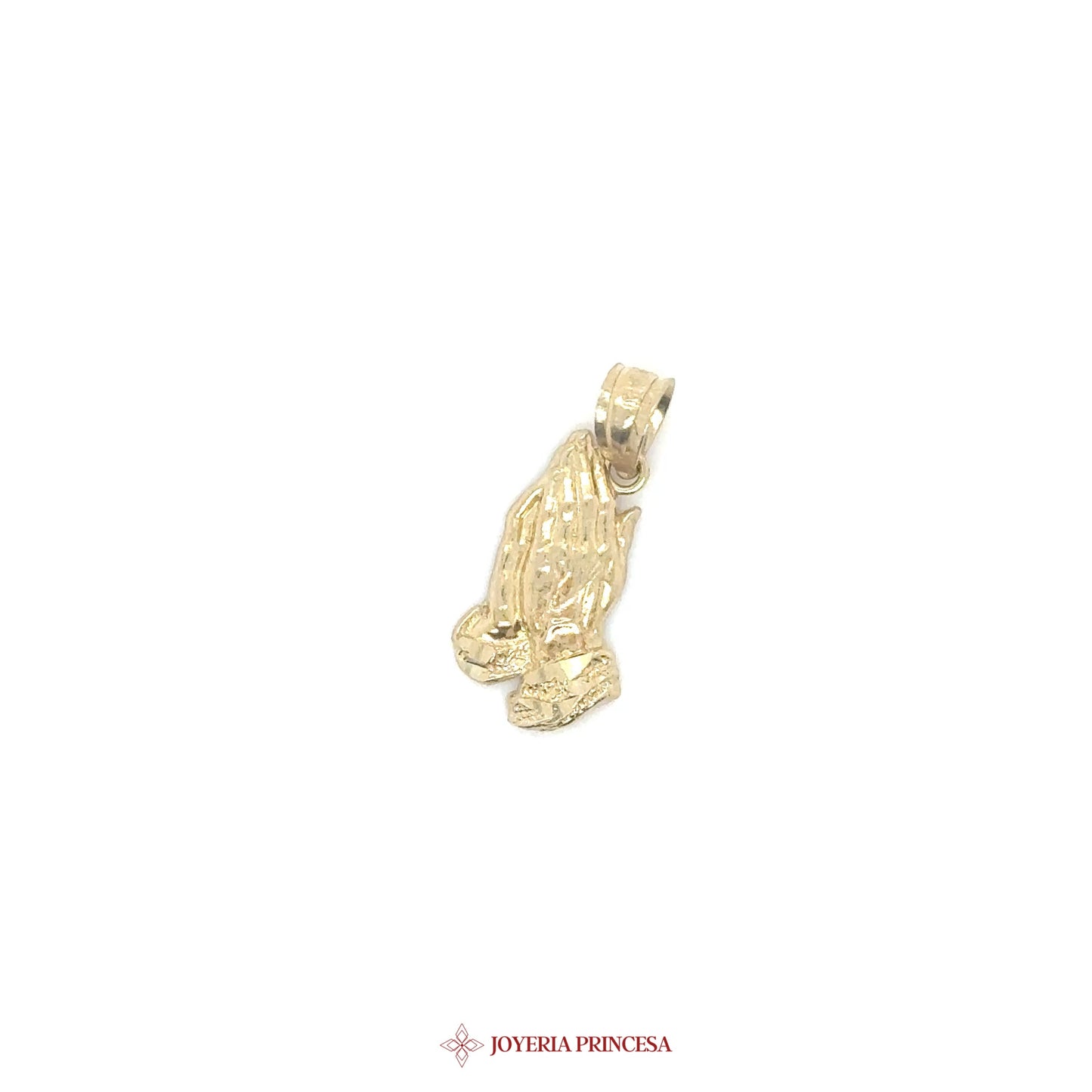 10K Pendant of Praying Hands Motif