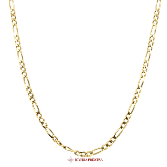 10K 24in Figaro Necklace