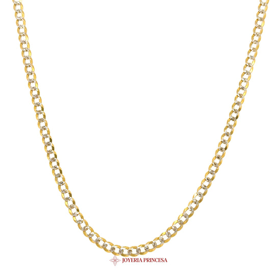 10K 24in Cuban Necklace - Elegant Gold Chain