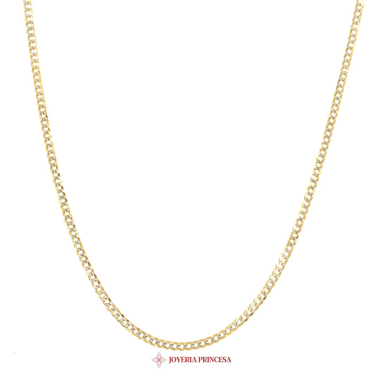 10K 16in Cuban Necklace - Elegant Gold Chain