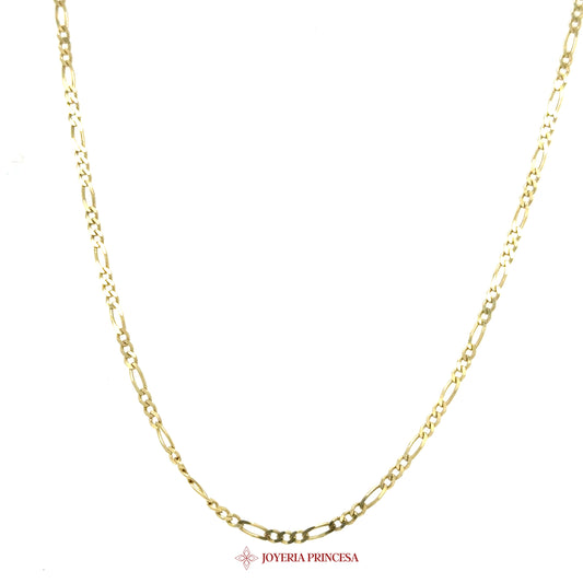 10K 20in Figaro Necklace (UN-3416)