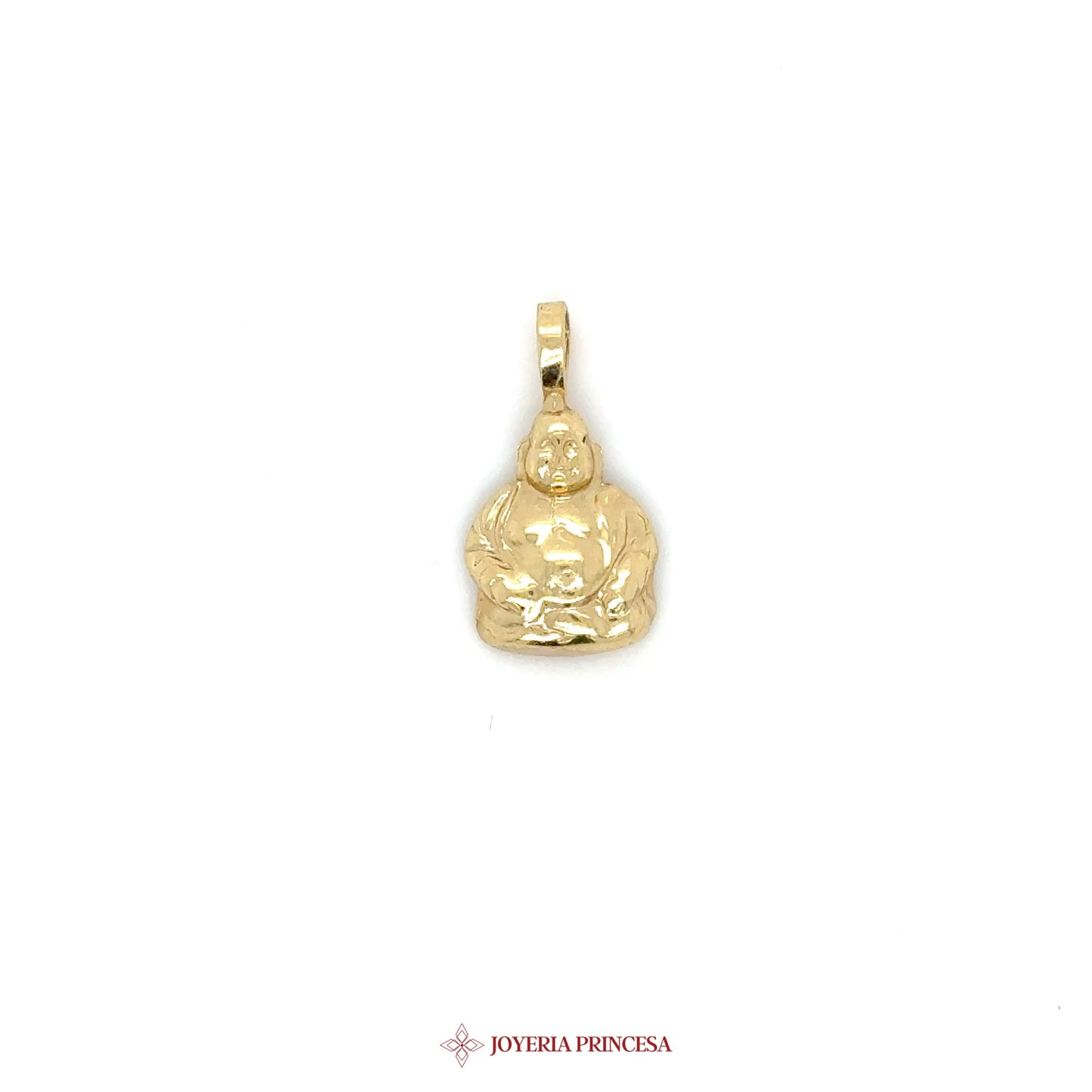 14K Gold Buddha Pendant