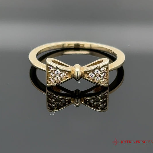 10K Gold Bow Ring