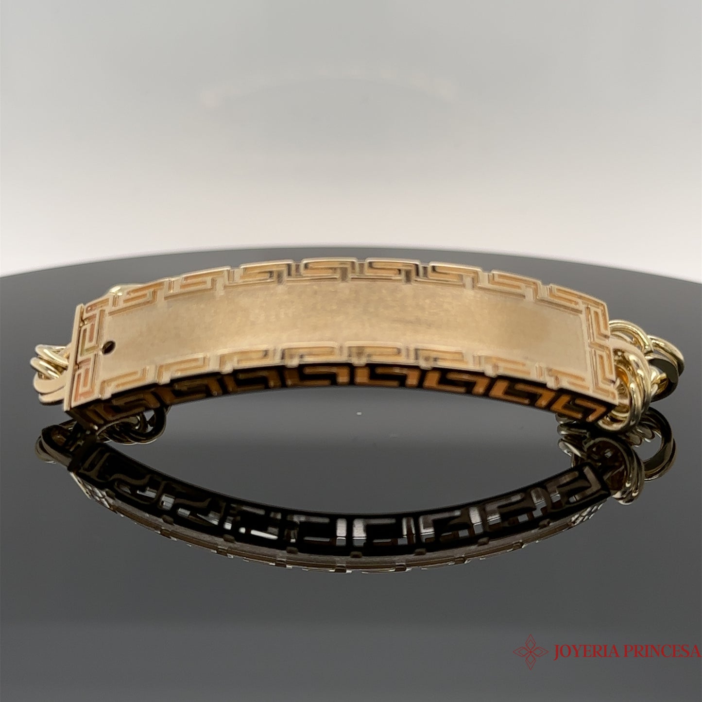 14K Medium Customizable Men’s Gold Bracelet