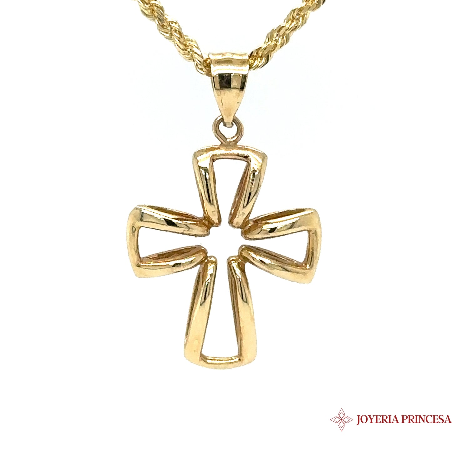 14K Lucky Cross