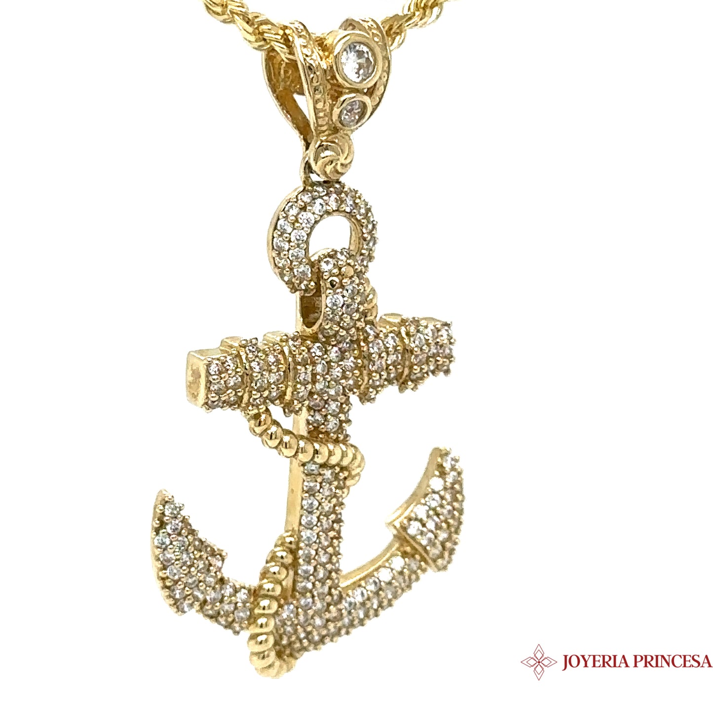 10K Zirconia-filled Anchor Cross