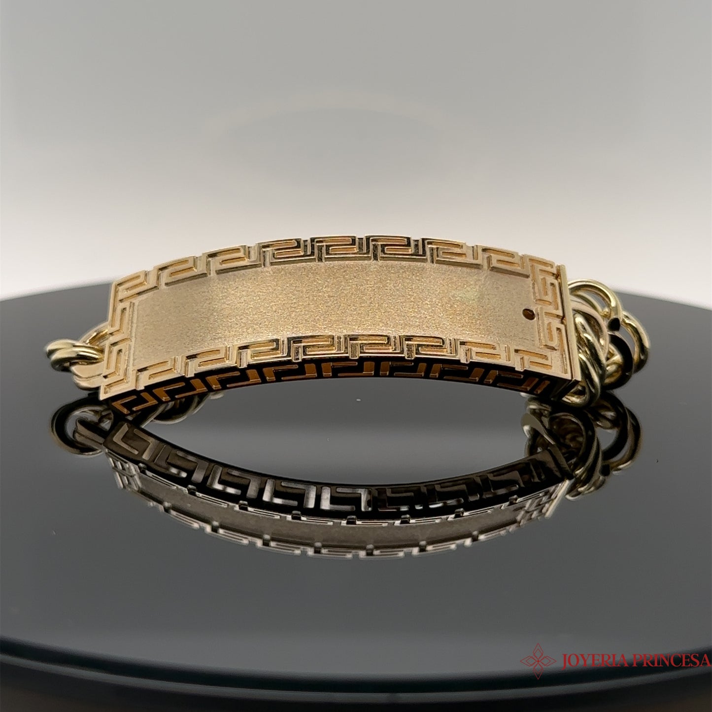 14K Large Customizable Men’s Gold Bracelet