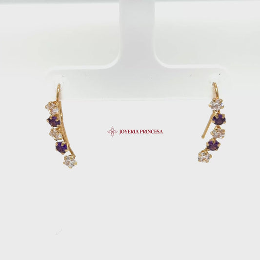 14K Gold Amethyst & Diamond-Inspired Climber Earrings — UN-0712_gb4w8oxztr9_2025-10-01-16-01-24