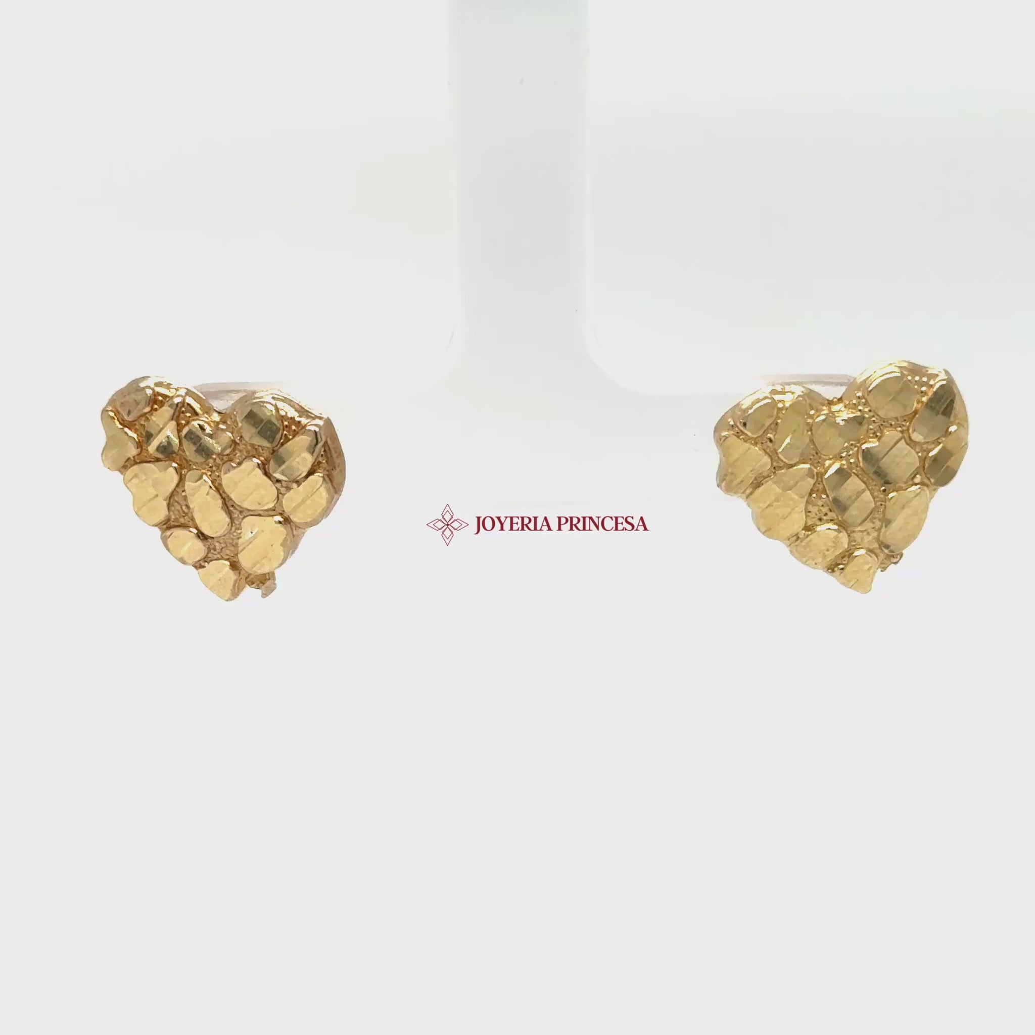 14K Yellow Gold Heart Nugget Stud Earrings — UN-0716_mmeut3lehnb_2025-10-01-16-42-24