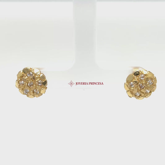 14K Yellow Gold Cluster Diamond-Inspired Earrings — UN-0717_iqrkm6ve7z_2025-10-01-16-44-45