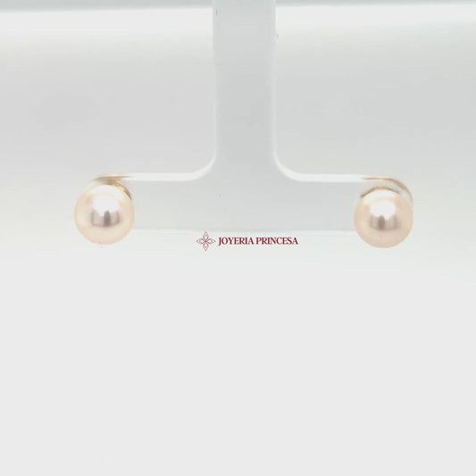 14K Yellow Gold Pearl Stud Earrings — UN-0719_ozxheox8hf_2025-10-01-16-52-00