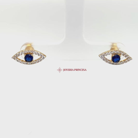 14K Gold Evil Eye Sapphire-Inspired Earrings — UN-0714_8yit3m0v63g_2025-10-01-16-37-19