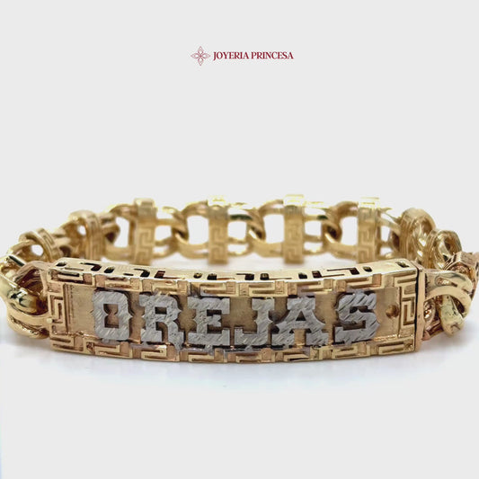 Customizable 14K Gold Bracelet