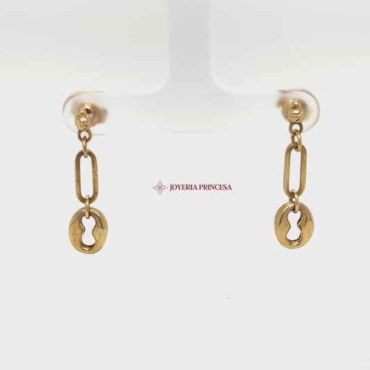 14K Yellow Gold Modern Chain Dangle Earrings — UN-0725_ubrdcgmb6m_2025-10-01-17-17-34