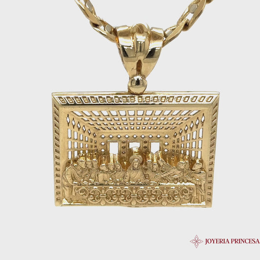 14K Last Supper Pendant