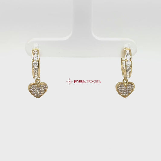 14K Gold Hoop Earrings with Heart Dangles — UN-0711_k5hpemil4x_2025-10-01-15-57-44