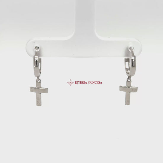 14K White Gold Cross Dangle Hoop Earrings — UN-0703_upe9tv487i_2025-10-01-15-31-29