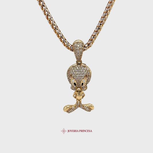 14K Tweety Bird Pendant