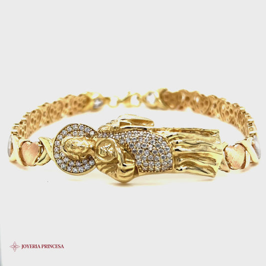 14K San Judas Women’s Bracelet