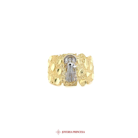 10K Gold Nugget San Benito Ring