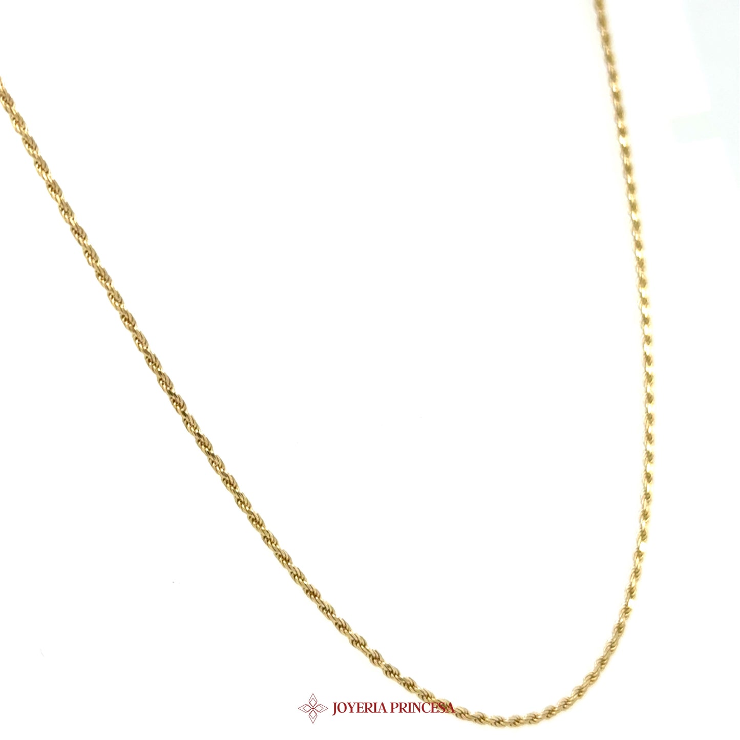 10K 18in 1.1mm Rope Necklace