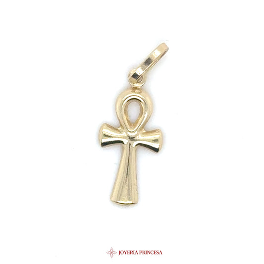14K Gold Ankh Pendant - Timeless Symbol of Life