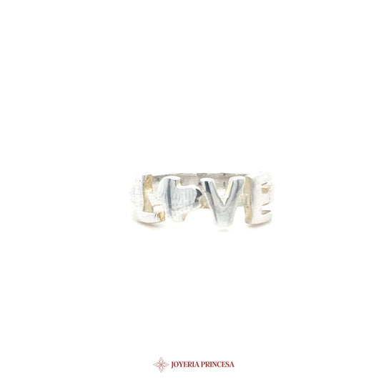 Silver LOVE Ring in Jewelry