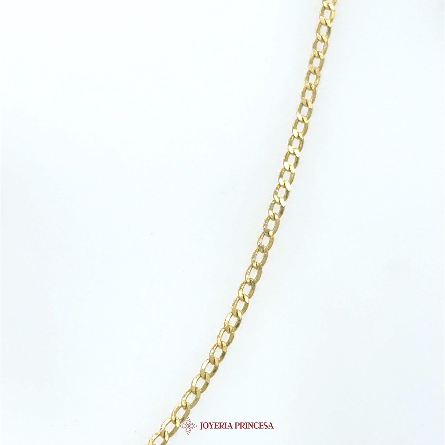 14K Solid Yellow Gold Curb Chain [UN-2533]