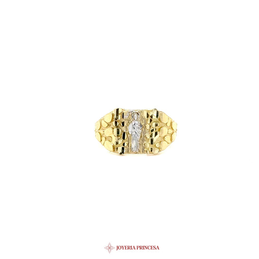 10K Nugget San Judas Ring