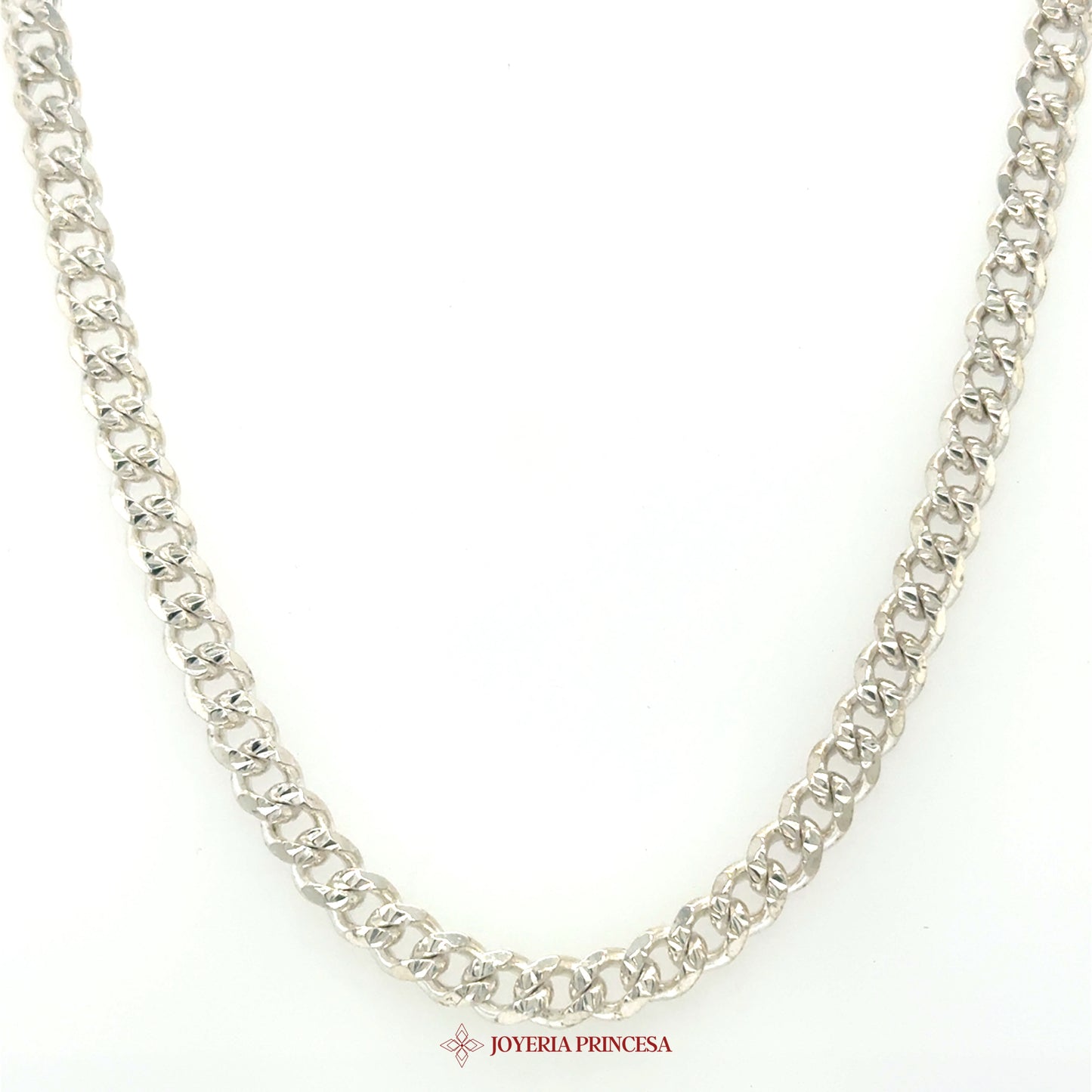 24inch 4.8mm Silver Necklace - Classic Link Chain Design